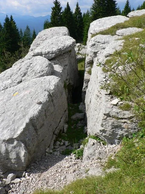 Monte Castelgomberto - Trincee