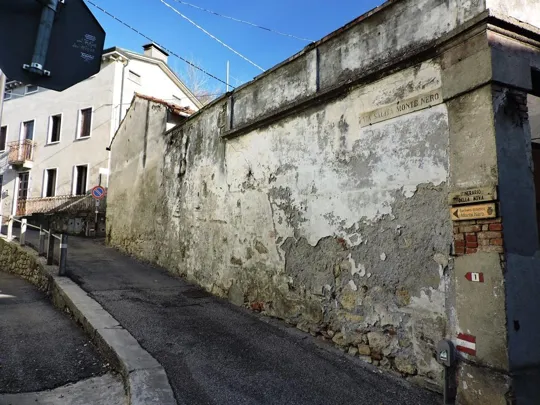 Castelli di Giulietta e Romeo - Inizio del percorso