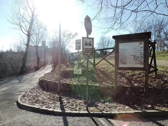 Castelli di Giulietta e Romeo - Parcheggio superiore