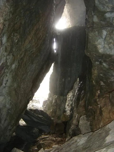 Castelloni di S.Marco - All'interno della montagna