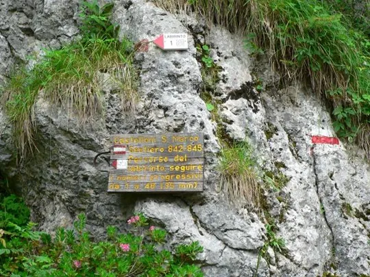 Castelloni di S.Marco - Ingresso al labirinto
