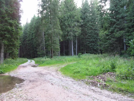 Incrocio, salire a destra