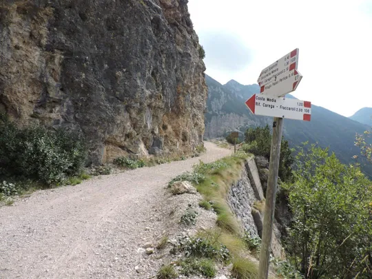 Cima Carega - inizio del sentiero 108