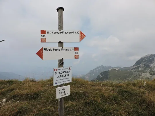 Cima Carega - Cima Tibet