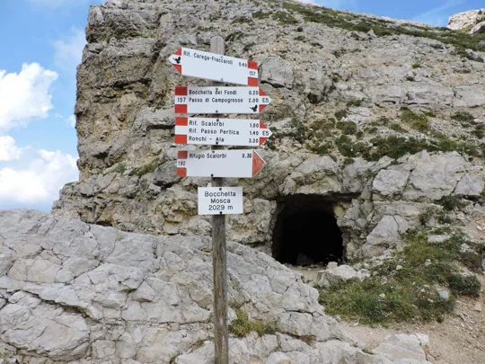 Cima Carega - Bocchetta Mosca