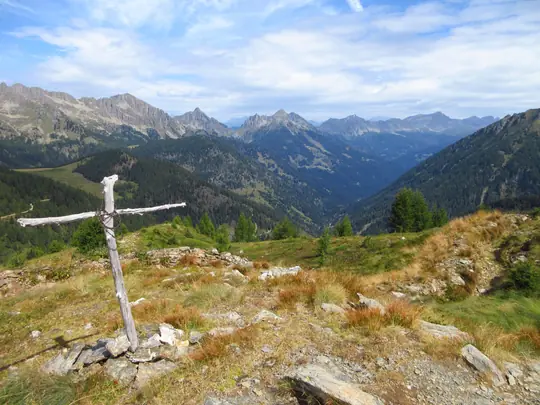 Cima Socede e il panorama sul Lagorai