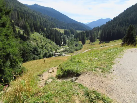 La Val Campelle durante gli ultimi metri del percorso