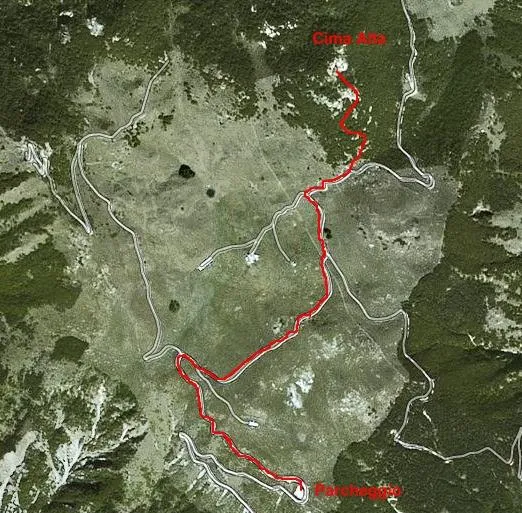 Novegno - Mappa Cima Alta