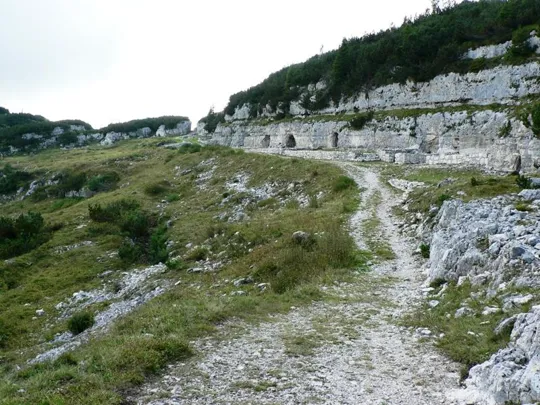 Cima Caldiera - area logistica