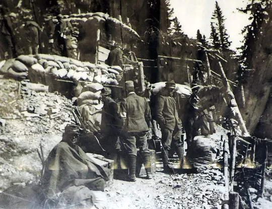 L'infermeria a Cinque Torri