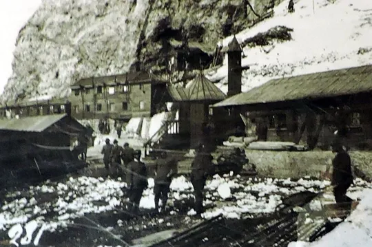 Baracche all'Ospizio Falzarego