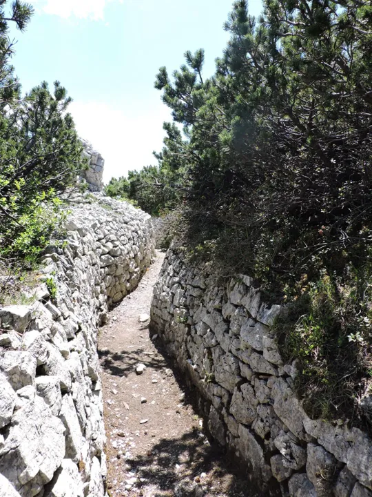 Cinque Torri - trincea