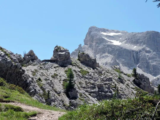 Cinque Torri - postazione coperta