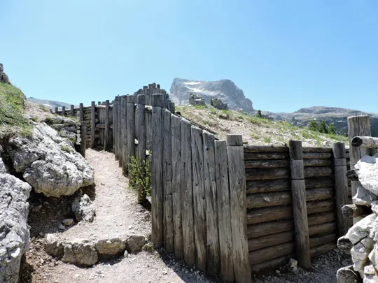 Cinque Torri - trincea