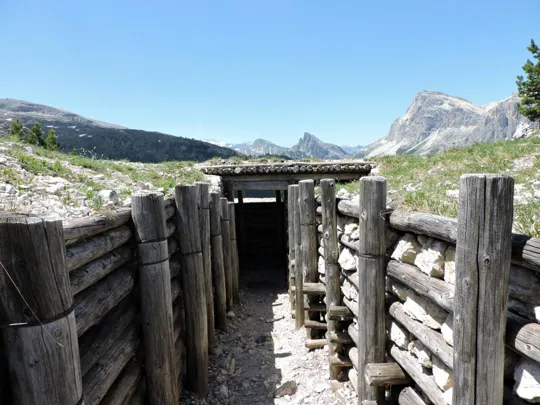 Cinque Torri - trincea