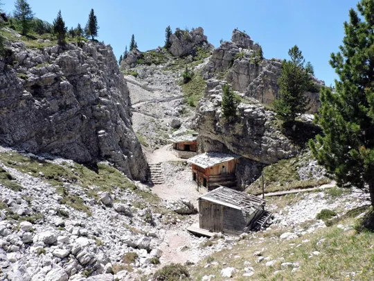 Cinque Torri - zona comando Brigata Reggio