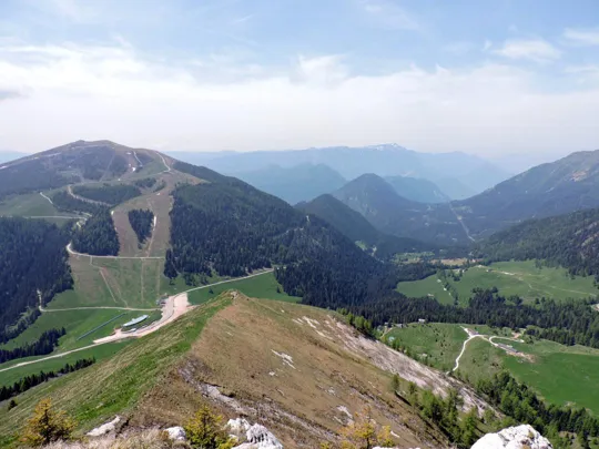 Col del Boia - vista verso il passo