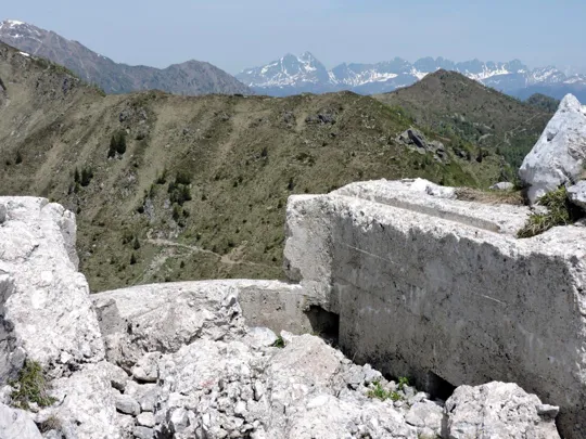 Col del Boia - tracce delle Grande Guerra