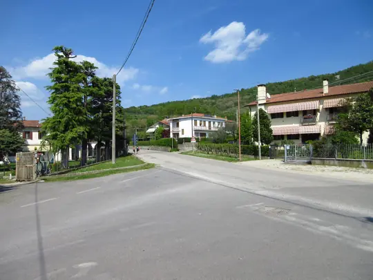 Incrocio con la strada provinciale