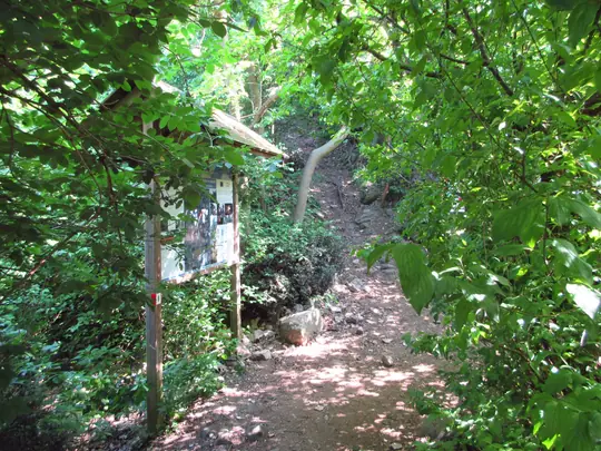 Nei pressi dell'incrocio verso il castello