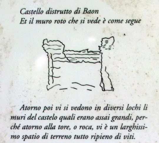 Schizzo del "muro roto"