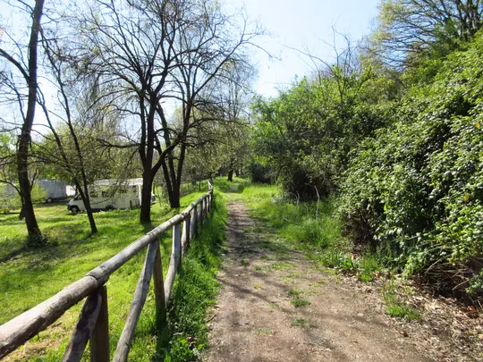 Il percorso subito dopo la scaletta iniziale