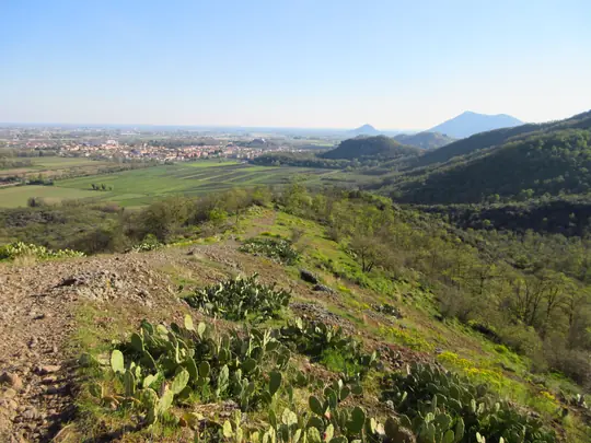Vista del sentiero di ritorno