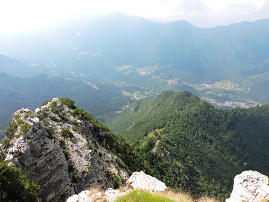 Corno Battisti - panorama sulla Vallarsa