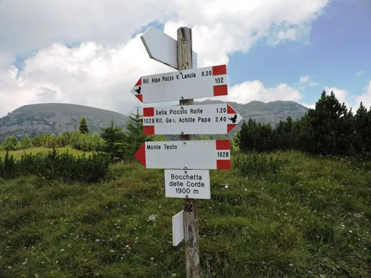 Corno Battisti - Bocchetta delle Corde