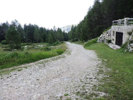Corno Battisti - strada di ritorno