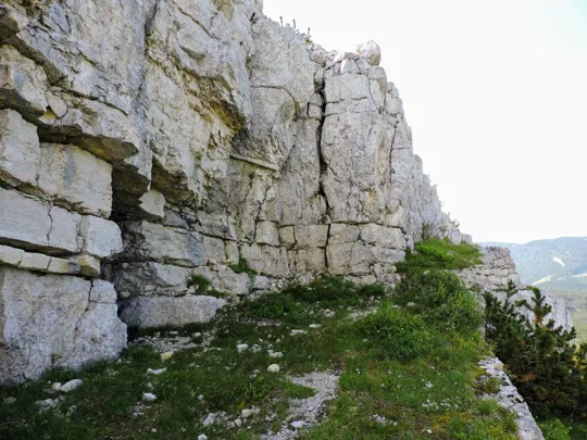 Corno di Campo Verde - Ingresso galleria