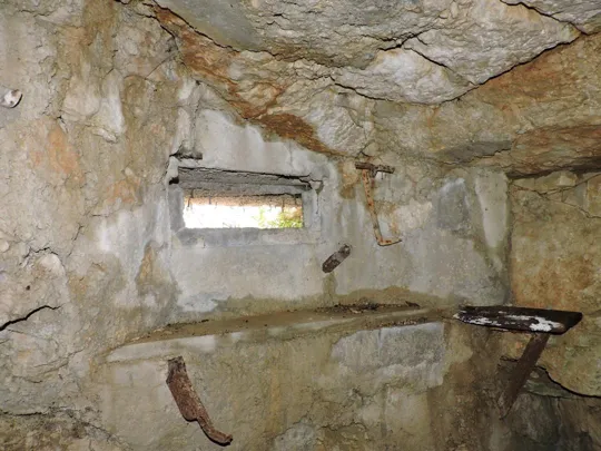 Corno di Campo Verde - Interno della galleria