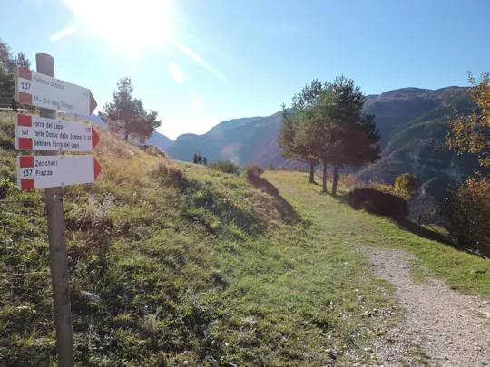 Forra del Lupo - Inizio sentiero
