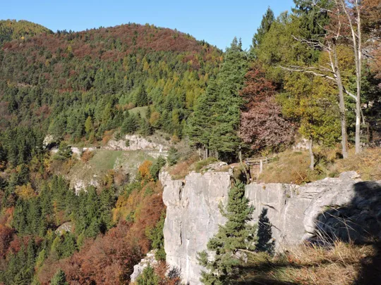 Forra del Lupo - dettagli del sentiero