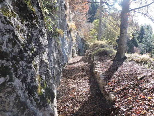 Forra del Lupo - dettagli del sentiero