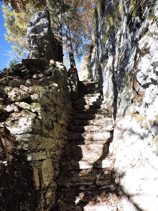 Forra del Lupo - dettagli del sentiero