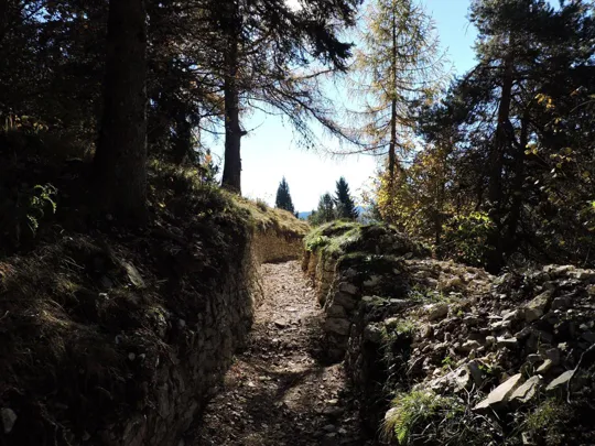 Forra del Lupo - dettagli del sentiero