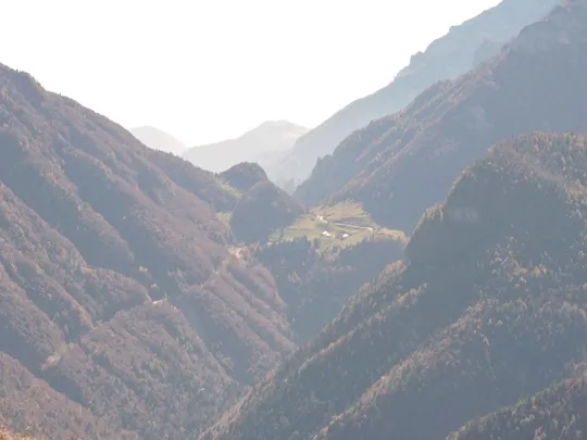 Forra del Lupo - panorama sulla valle