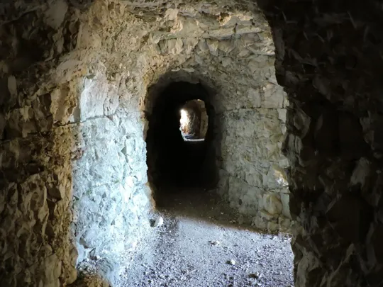 Forra del Lupo - sentiero in galleria