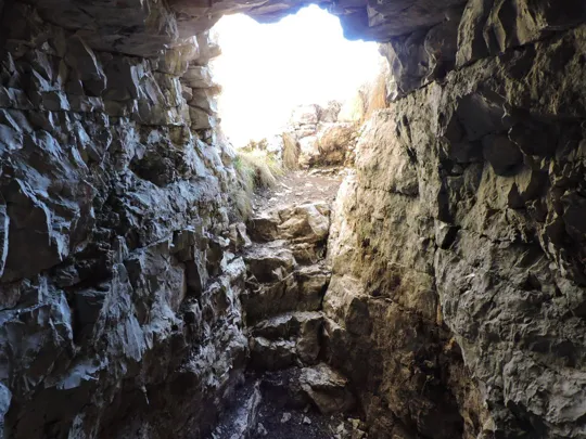 Forra del Lupo - sentiero in galleria (uscita)