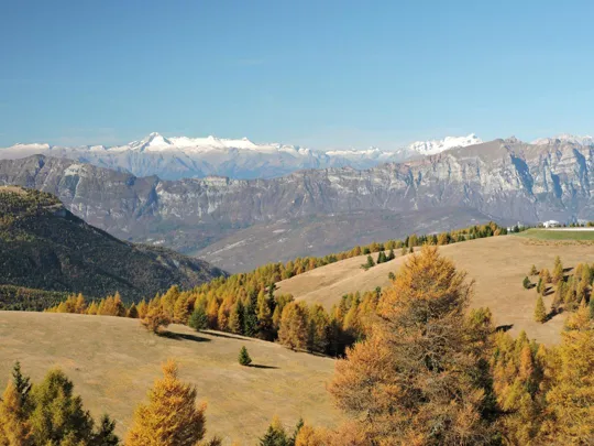 Forra del Lupo - panorama verso l'Adamello