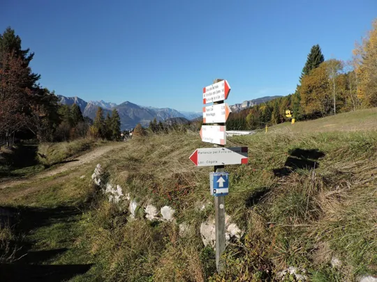 Forra del Lupo - segnaletiche da seguire