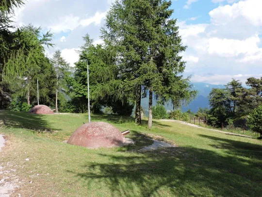 Forte Belvedere-Gschwent - ricostruzione cupole obici