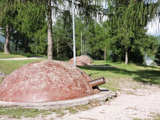 Forte Belvedere-Gschwent - ricostruzione cupole obici