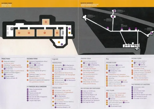 Forte Belvedere-Gschwent - piantina