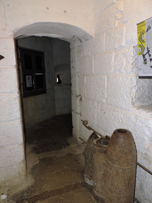 Forte Belvedere-Gschwent - Inizio del percorso museale, postazione difesa della porta d