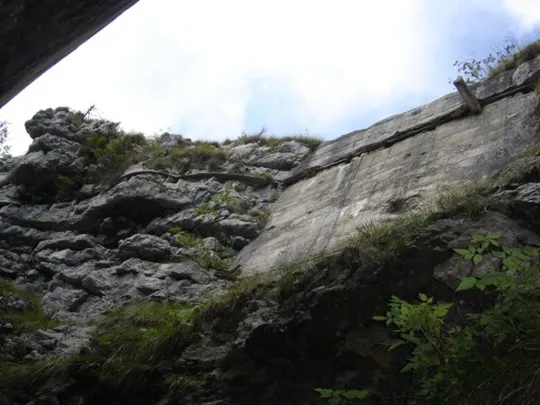Forte Campolongo - Caserma, controscarpa