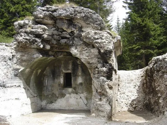 Forte Campolongo - Interni