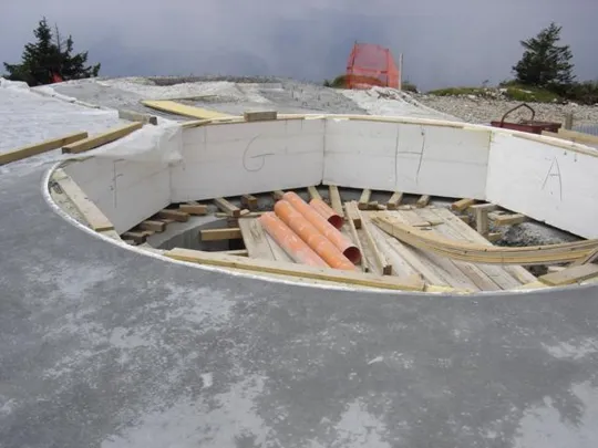 Forte Campolongo - Pozzi per le cupole