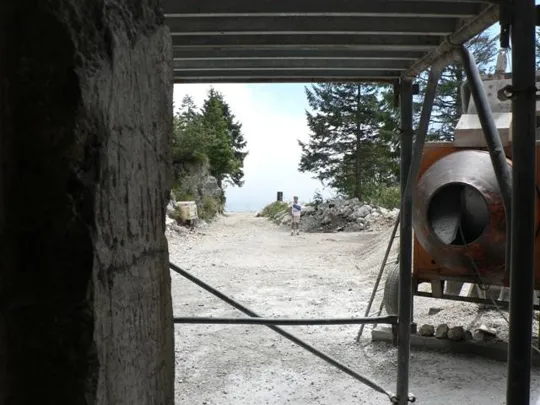 Forte Campolongo - Betoniera (sembra quasi un obice)